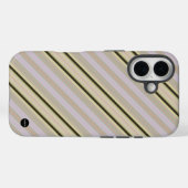 Iphone Case Vertikal Stripe gelb HAMbWG (Rückseite (Horizontal))
