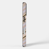 Iphone Case Vertikal Stripe gelb HAMbWG (Rückseite / Rechts)