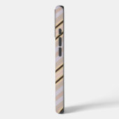 Iphone Case Vertikal Stripe gelb HAMbWG (Rückseite / Links)