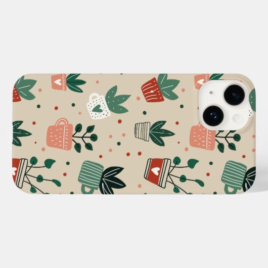 iPhone case with I wet my plants design (Rückseite (Horizontal))
