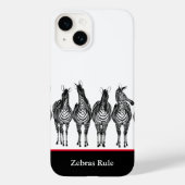 iPhone Case-Zebras-Regel Case-Mate iPhone Hülle (Rückseite)
