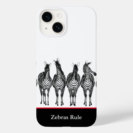iPhone Case-Zebras-Regel Case-Mate iPhone Hülle (Rückseite)
