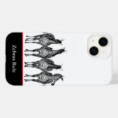 iPhone Case-Zebras-Regel Case-Mate iPhone Hülle (Rückseite (Horizontal))