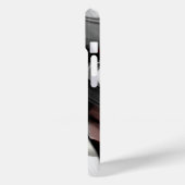 iPhone Cases Trend Abstrakt Schwarz-weiß Powdery (Rückseite / Links)