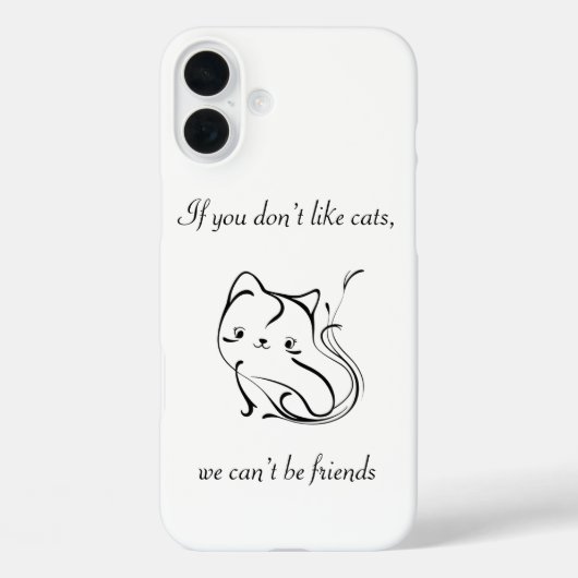 Iphone Catlover Case-Mate iPhone Hülle (Rückseite)
