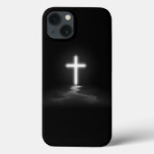 iPhone Christlich Cross in the Mist Case-Mate iPhone Hülle (Rückseite)