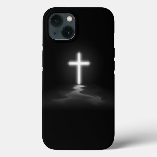 iPhone Christlich Cross in the Mist Case-Mate iPhone Hülle (Rückseite)