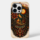 iPhone Cover Gold schwarz (Rückseite)