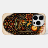 iPhone Cover Gold schwarz (Rückseite (Horizontal))