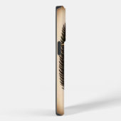 iPhone Cover Gold schwarz (Rückseite / Rechts)