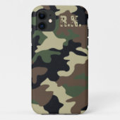 iPhone Custom Forest Camouflage Case (Rückseite)