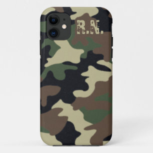 iPhone Custom Forest Camouflage Case