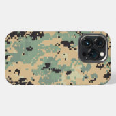iPhone Digital-Tarnmuster Hülle (Rückseite (Horizontal))