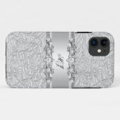 iPhone Elegant Klassik Silver White Case-Mate iPhone Hülle (Rückseite (Horizontal))