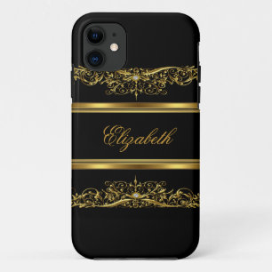 iPhone Elegant Klassisch Gold Blumen Case-Mate iPhone Hülle