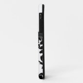 iPhone Fall-blauer Bogen mit Monogramm Case-Mate iPhone Hülle (Hinten/Links)