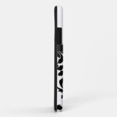 iPhone Fall-blauer Bogen mit Monogramm Case-Mate iPhone Hülle (Hinten/Rechts)