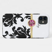 iPhone Fall Bling Monogramm Case-Mate iPhone Hülle (Rückseite (Horizontal))