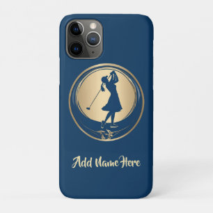 iPhone-Fall der personalisierten Frau Golfer Case-Mate iPhone Hülle