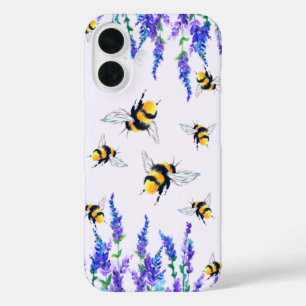 iPhone-Fall für Blume und Bienen iPhone 16 Hülle