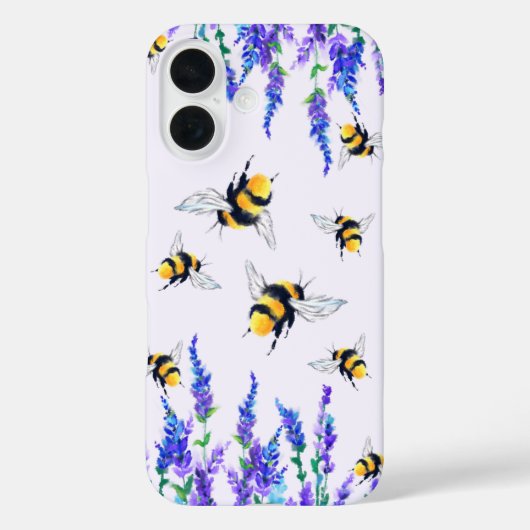 iPhone-Fall für Blume und Bienen Case-Mate iPhone Hülle (Rückseite)