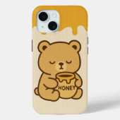 IPhone-Fall für niedlichen Honey-Bär Case-Mate iPhone Hülle (Rückseite)