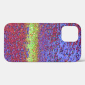 iPhone-Fall mit lila und gelber Mosaik-Case-Mate Case-Mate iPhone Hülle (Rückseite (Horizontal))