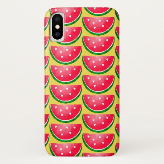 iPhone Fall mit Stück der Wassermelone Case-Mate iPhone Hülle (Rückseite)