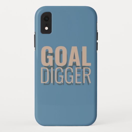 iPhone-Fall von Goal Digger Case-Mate iPhone Hülle (Rückseite)
