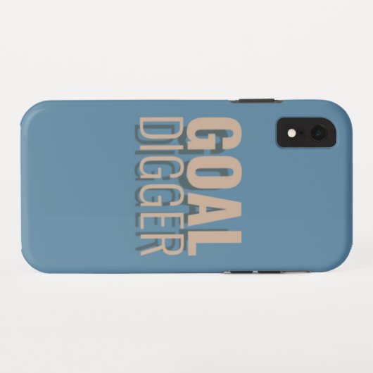 iPhone-Fall von Goal Digger Case-Mate iPhone Hülle (Rückseite (Horizontal))