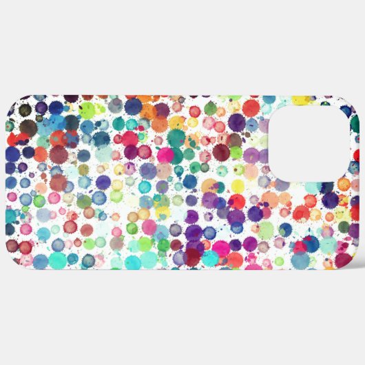 iPhone-Fall von Polka Dot Pixly Case-Mate iPhone Hülle (Hinten (horizontal))
