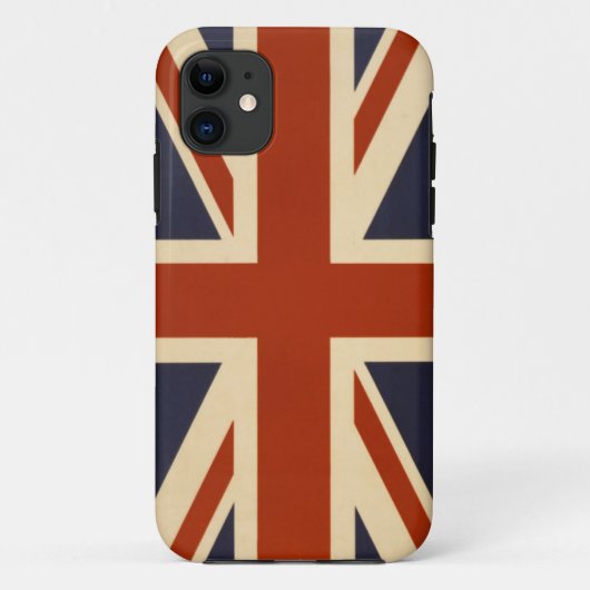 iPhone-Fall von Union Jack Case-Mate iPhone Hülle (Rückseite)