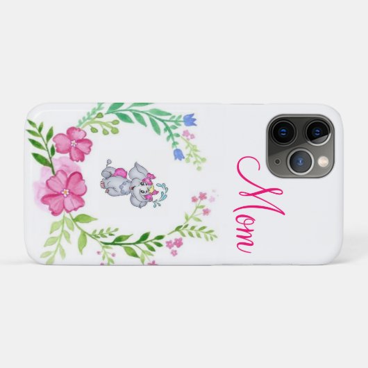 IPhone Fälle Elephant-Mama Case-Mate iPhone Hülle (Rückseite (Horizontal))