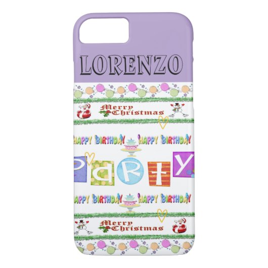 IPhone Fälle frohe Weihnachten glücklich Geburtsta Case-Mate iPhone Hülle (Rückseite)