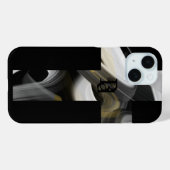 iPhone Fälle Trend Abstrakt Art Schwarz-weiß Gold Case-Mate iPhone Hülle (Rückseite (Horizontal))