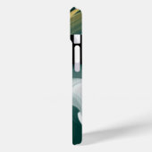 iPhone Fälle Trend Abstrakt Art Schwarz-weiß grün Case-Mate iPhone Hülle (Rückseite / Links)