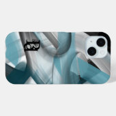 iPhone Fälle Trend Abstrakt Blue Ocean Case-Mate iPhone Hülle (Rückseite (Horizontal))