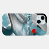 iPhone Fälle Trend Abstrakt Blue Ocean Case-Mate iPhone Hülle (Rückseite (Horizontal))