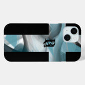 iPhone Fälle Trend Abstrakt Blue Ocean Case-Mate iPhone Hülle (Rückseite (Horizontal))