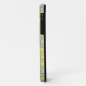 iPhone Galaxy iPad iPod Blue Yellow Flowers Case (Hinten/Links)