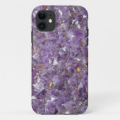 iPhone-Gehäuse aus Amethyst-Edelstein-Kristall Case-Mate iPhone Hülle (Rückseite)