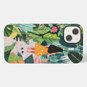 IPhone-Gehäuse, botanisches Design iPhone Hülle (Rückseite (Horizontal))