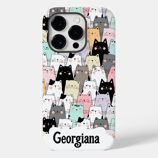 iPhone Gehäuse für Katzenbesitzer Case-Mate iPhone Hülle (Rückseite)