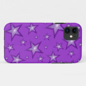 iPhone-Gehäuse für lila Stars Case-Mate iPhone Hülle (Rückseite (Horizontal))