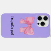 iPhone-Gehäuse, ich bin nur ein Mädchen-Handy Case-Mate iPhone Hülle (Rückseite (Horizontal))