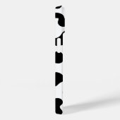 iPhone-Gehäuse in Schwarzweiß-Kuh Case-Mate iPhone Hülle (Rückseite / Rechts)