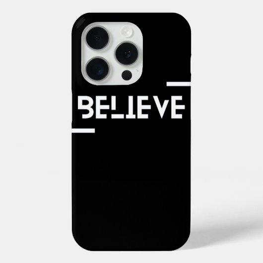 iPhone-Gehäuse mit BELIEVE-Designs Case-Mate iPhone Hülle (Rückseite)