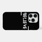 iPhone-Gehäuse mit BELIEVE-Designs iPhone Hülle (Rückseite (Horizontal))