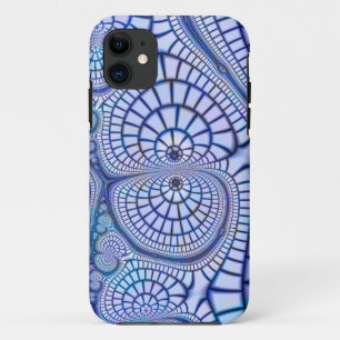 iPhone-Gehäuse mit blauen und weißen Mosaiken Case-Mate iPhone Hülle
