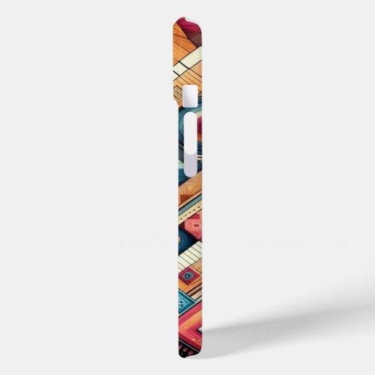 iPhone-Gehäuse mit geometrischen Mustern Case-Mate iPhone Hülle (Rückseite / Links)